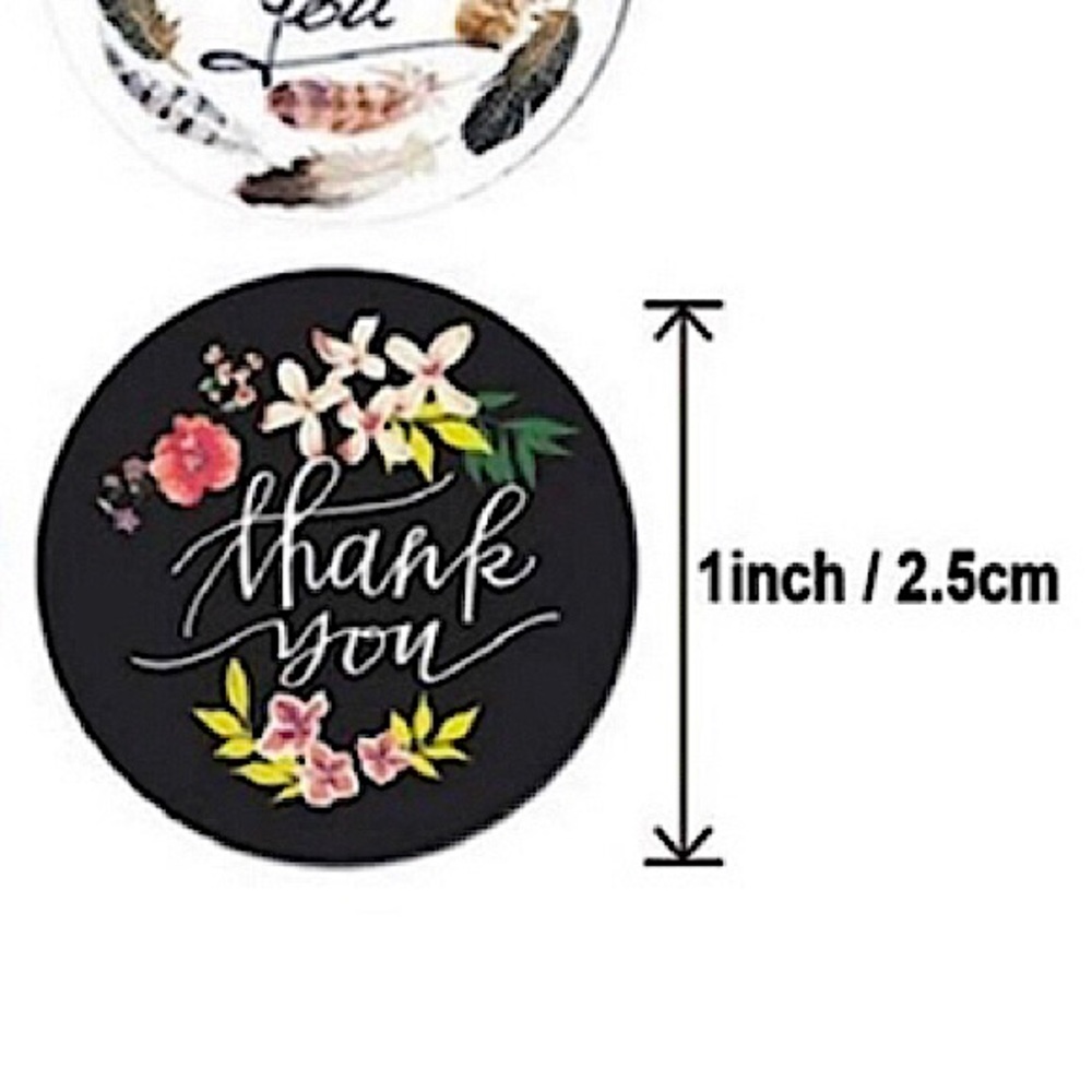 NEW Posh Package "Thank You!" Gift Wrap Shipping Set - Stickers & Cards! - Picture 3 of 9